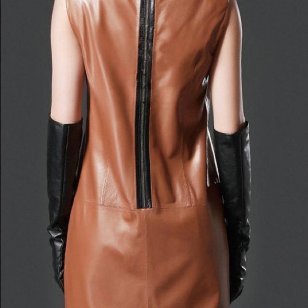 NEW Custom Pink Leather Dress by Leathercult - Picture 10 of 15